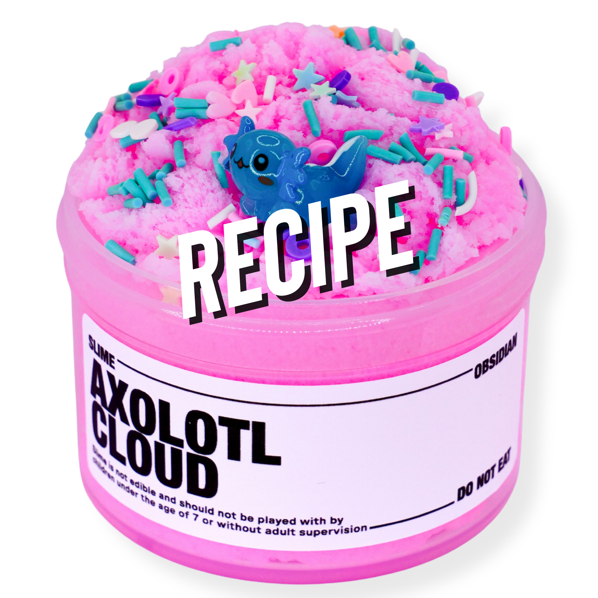 Axolotl Cloud Recipe - Slime Obsidian