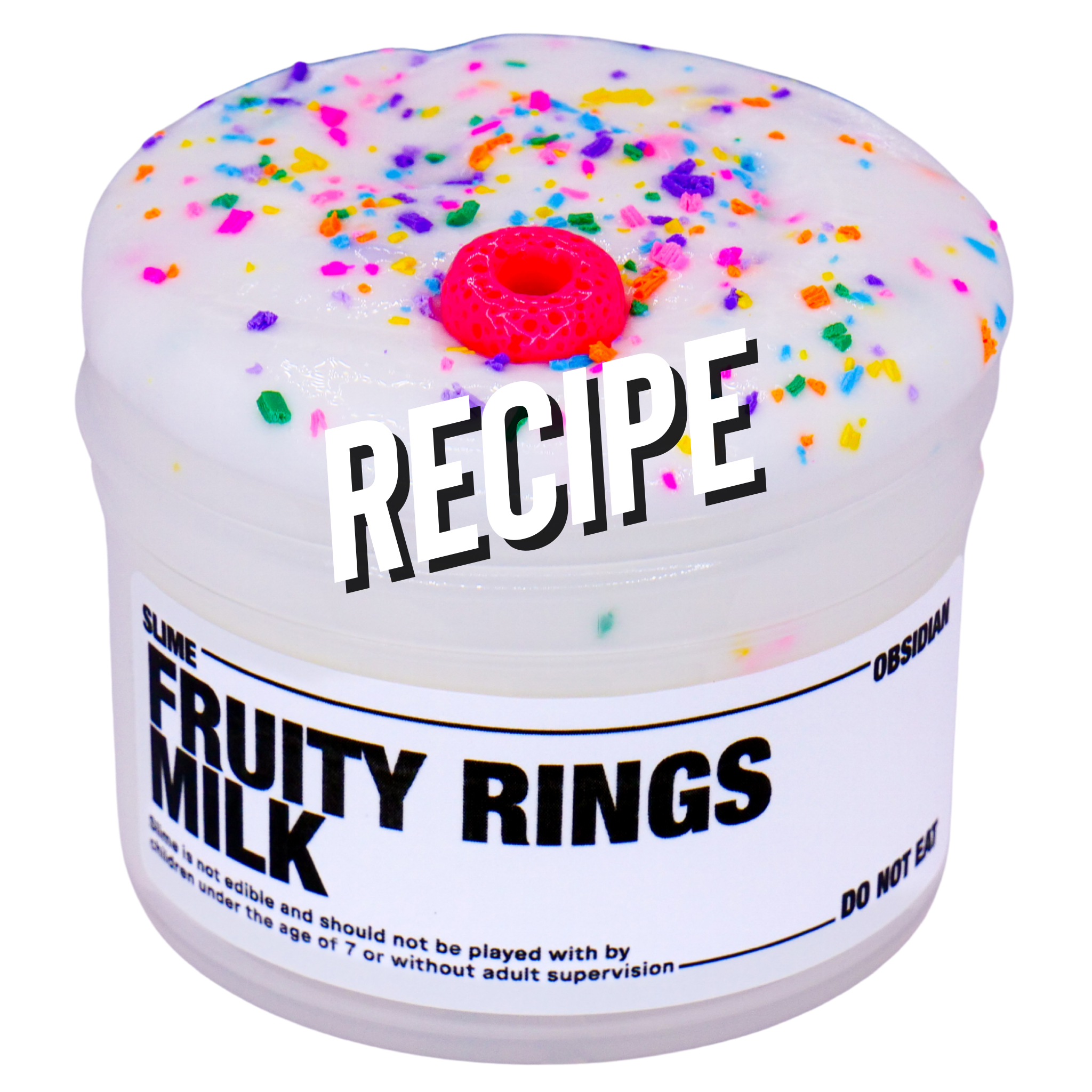 Fruity Rings Milk - Slime Obsidian