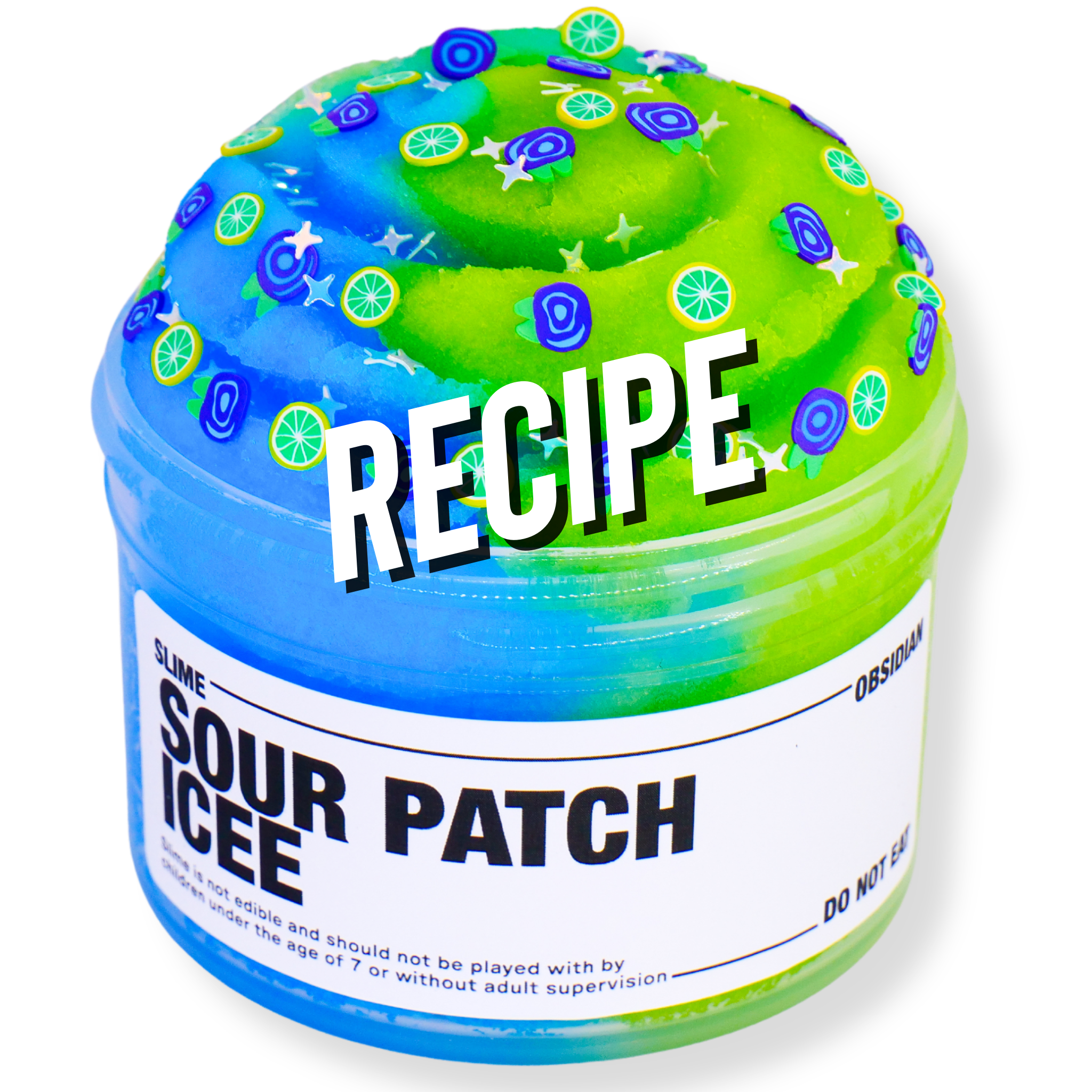 Sour Patch Icee Recipe - Slime Obsidian