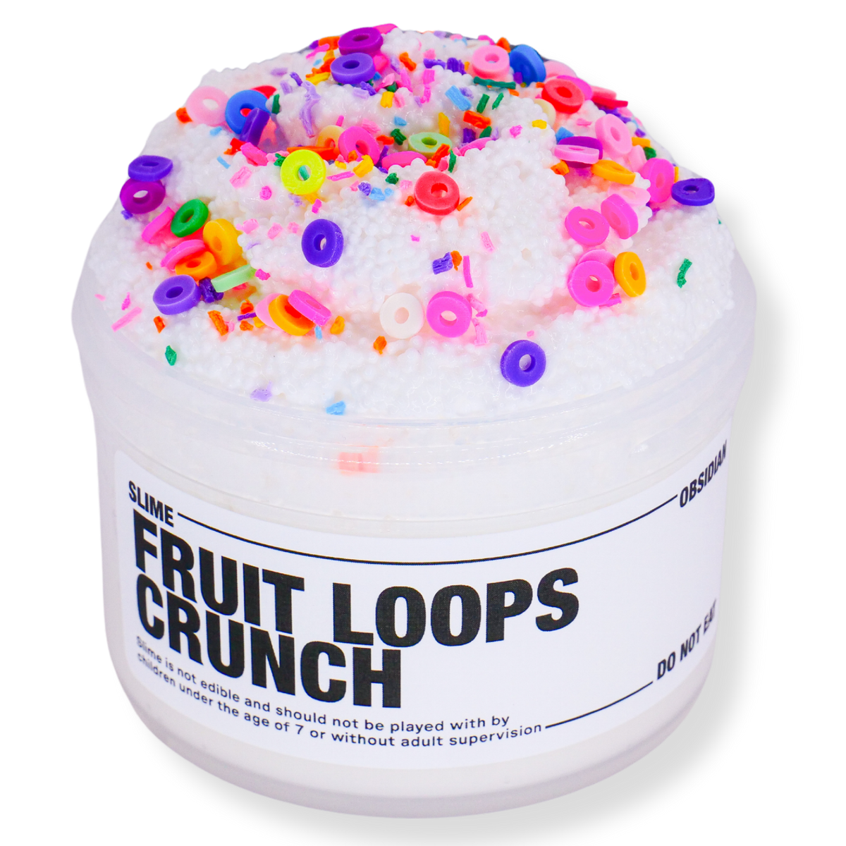 Fruity Rings Crunch Slime - Slime Obsidian