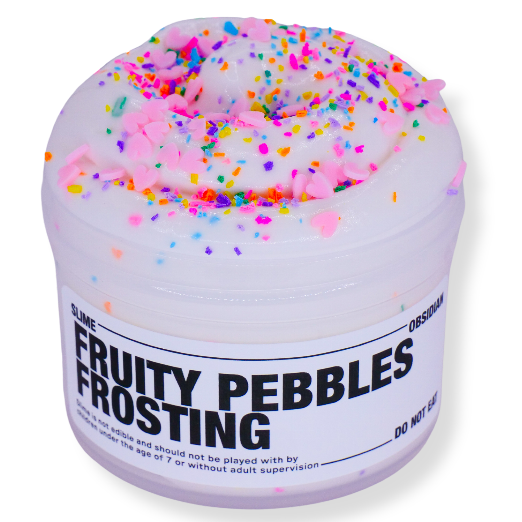 Fruity Pebbles Frosting Slime - Slime Obsidian