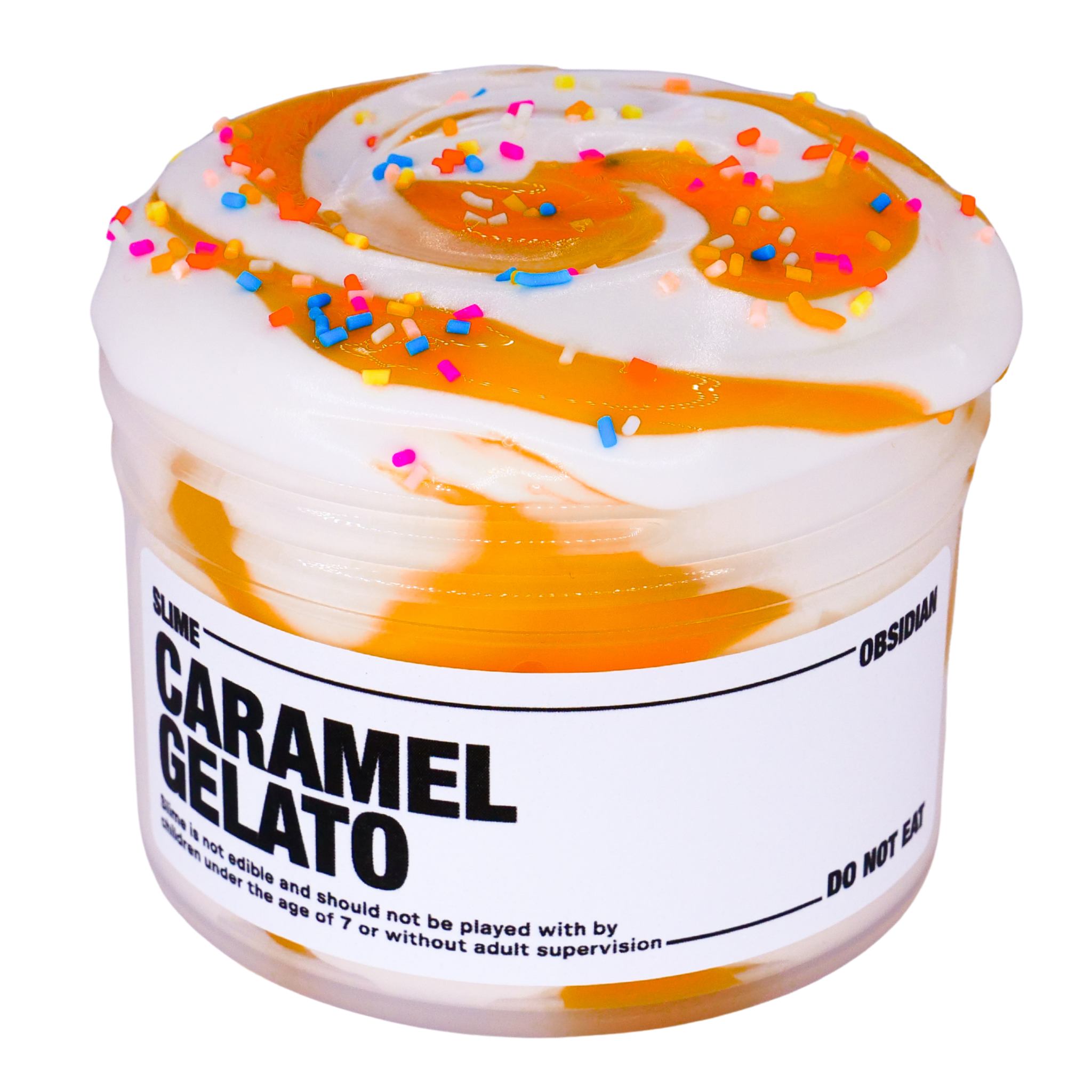 Caramel Gelato Slime - Slime Obsidian