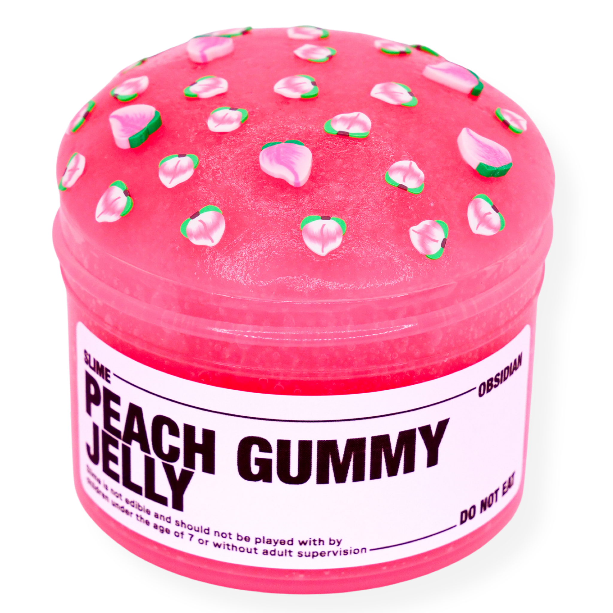 Peach Gummy Jelly - Slime Obsidian