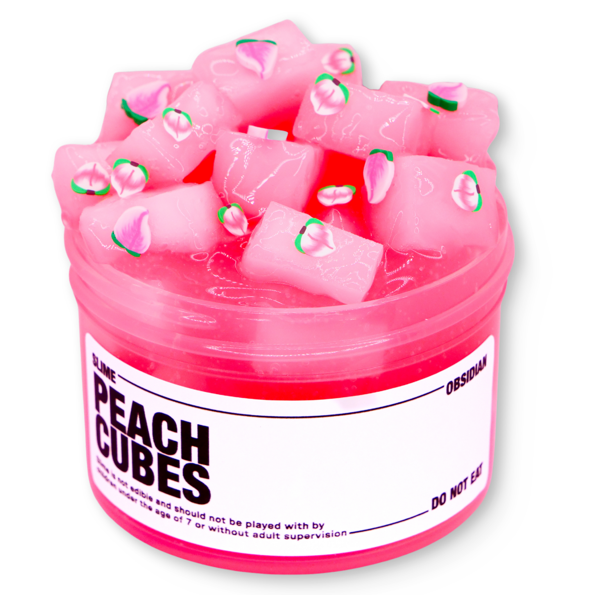 Peach Cubes - Slime Obsidian