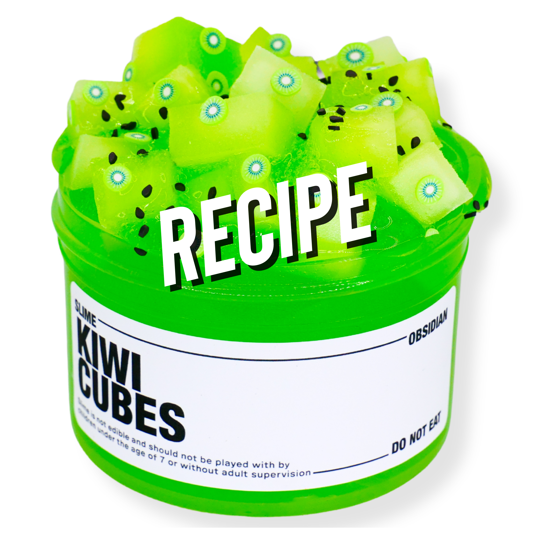 Kiwi Cubes Recipe - Slime Obsidian