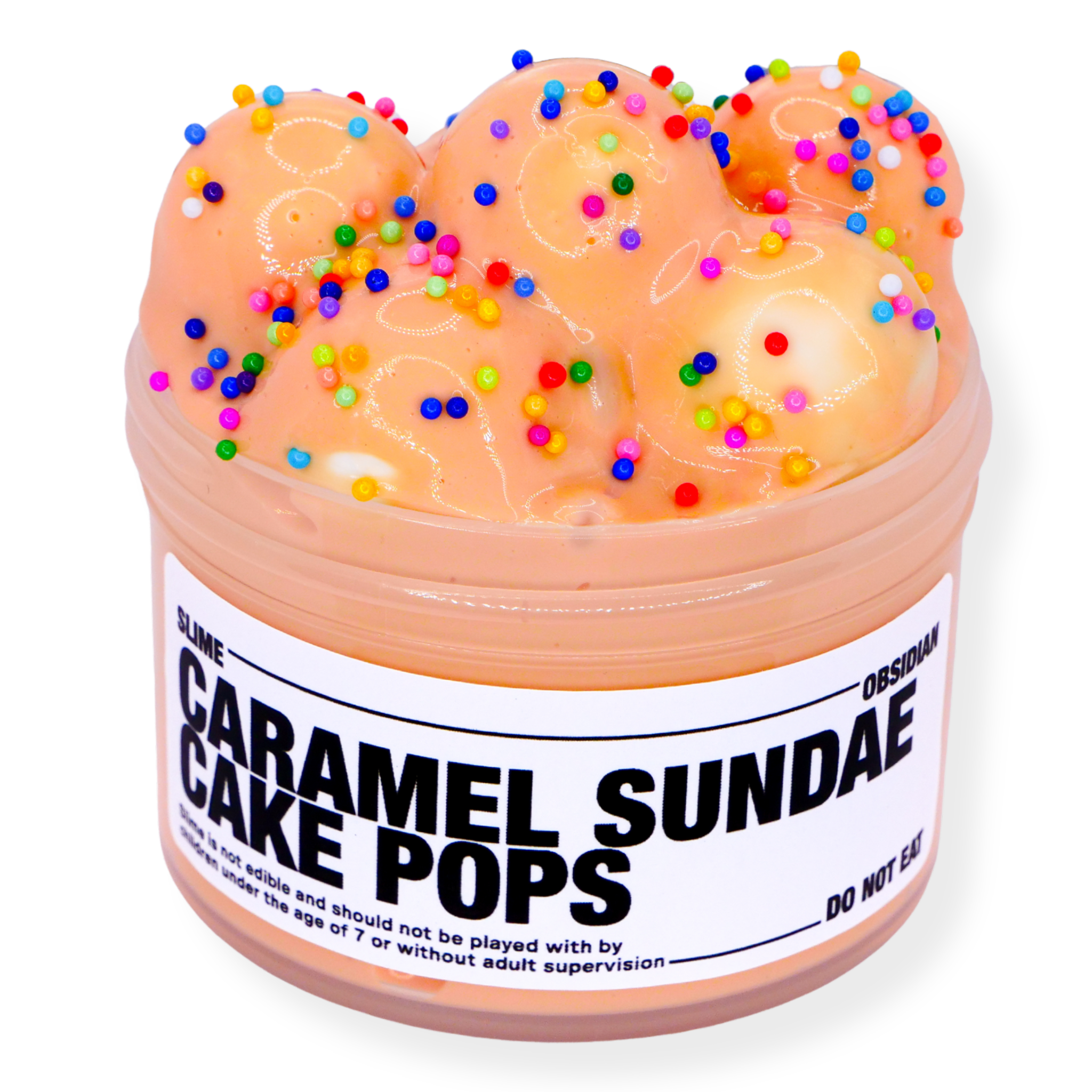 Caramel Sundae Cake Pops - Slime Obsidian