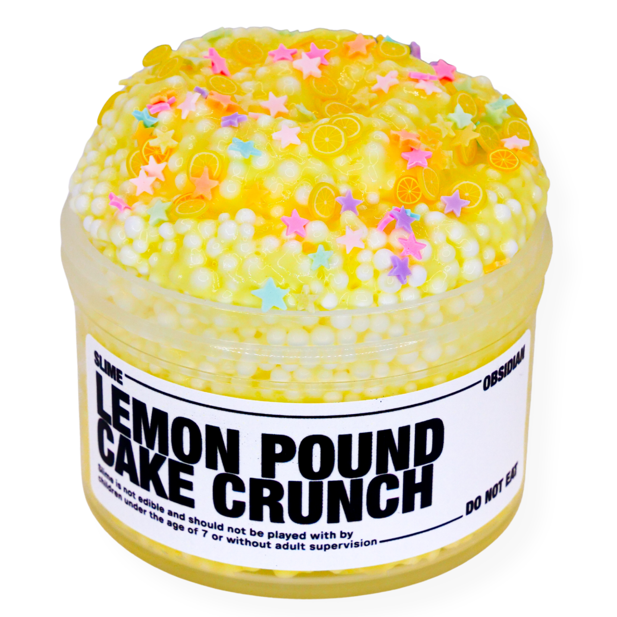 Lemon Pound Cake Crunch - Slime Obsidian