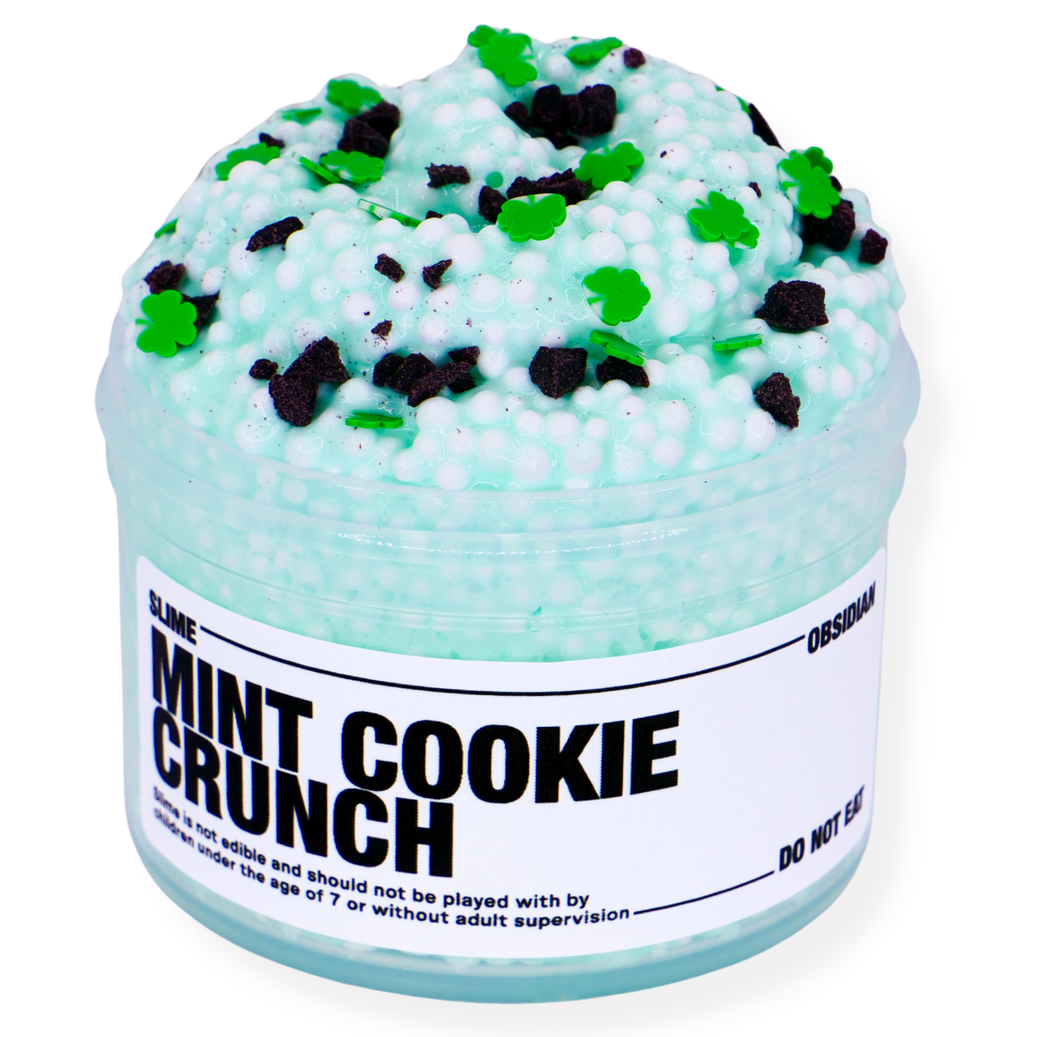 Mint Cookie Crunch - Slime Obsidian
