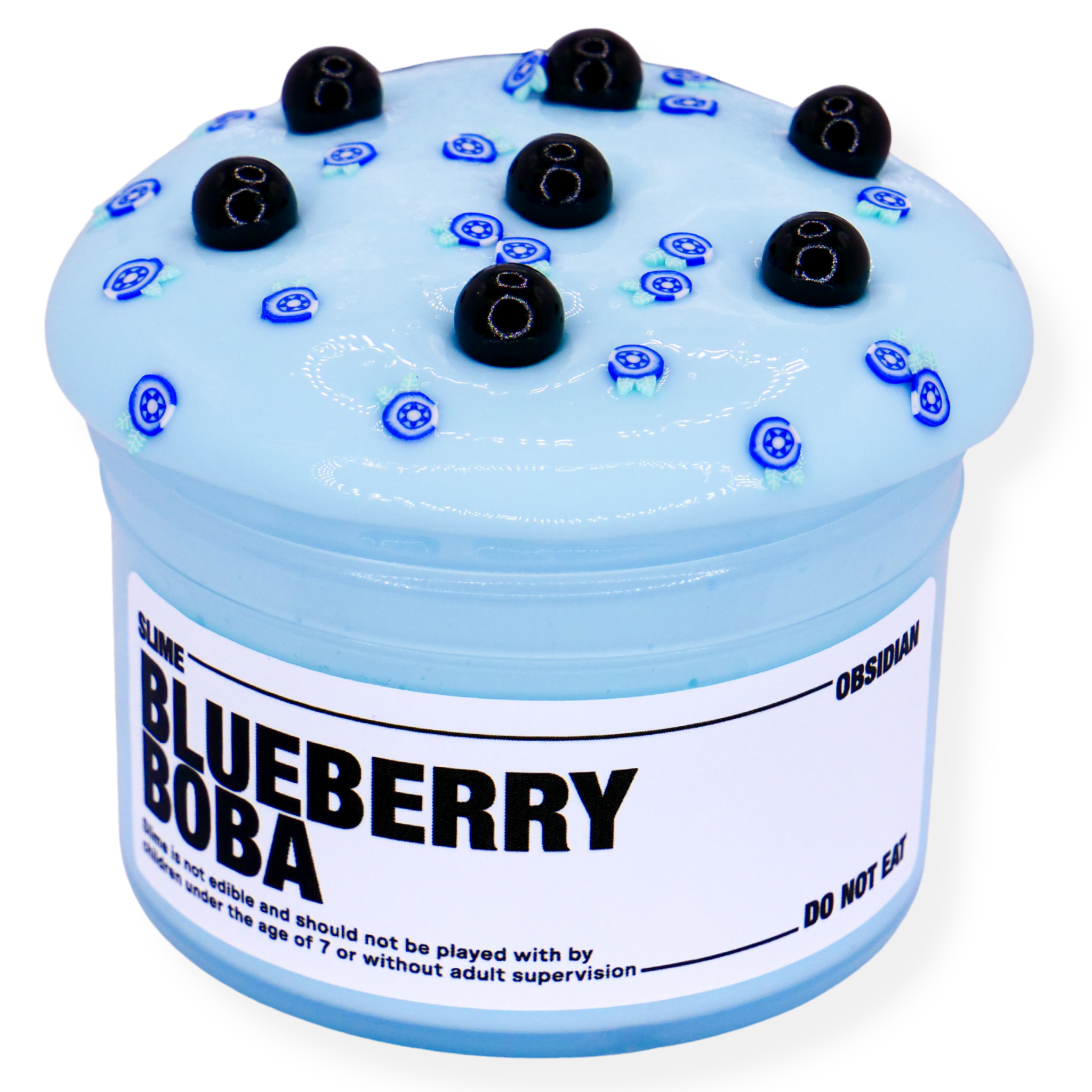 Blueberry Boba - Slime Obsidian