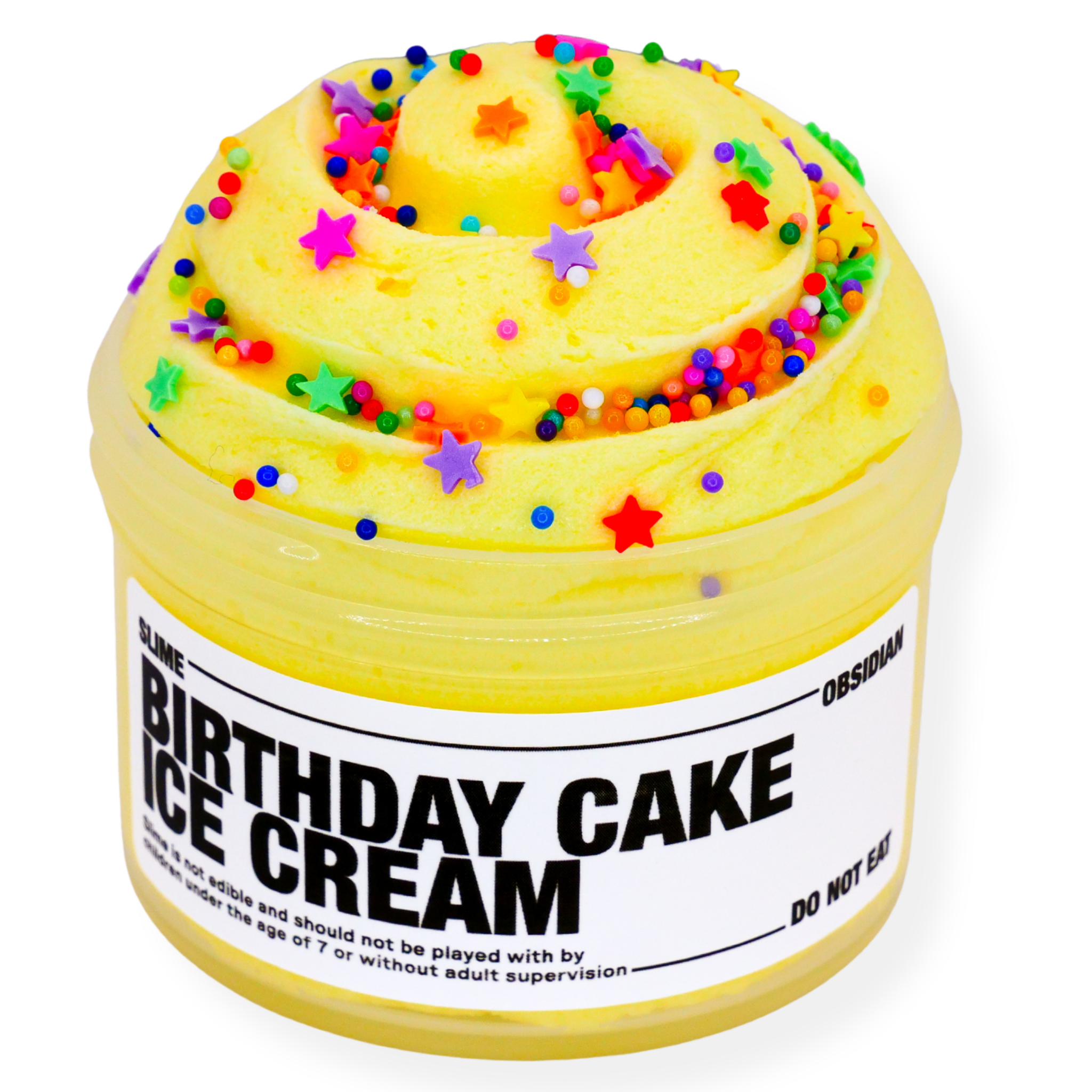 Birthday Cake Ice Cream - Slime Obsidian