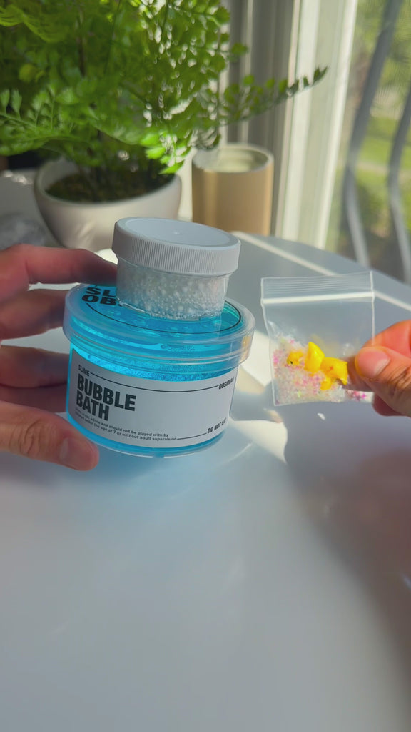 Bubble Bath Slime | Handmade Slime | Hippocampe Slimes (4OZ)
